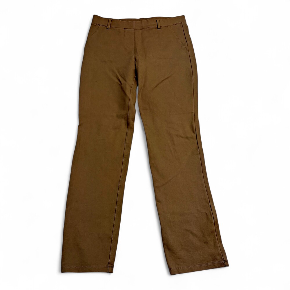 Quince Brown Straight-Leg Trousers